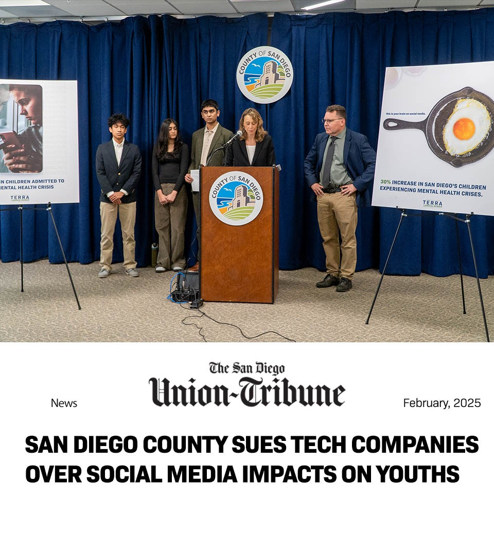 San Diego County sues tech companies over social media impacts on youths